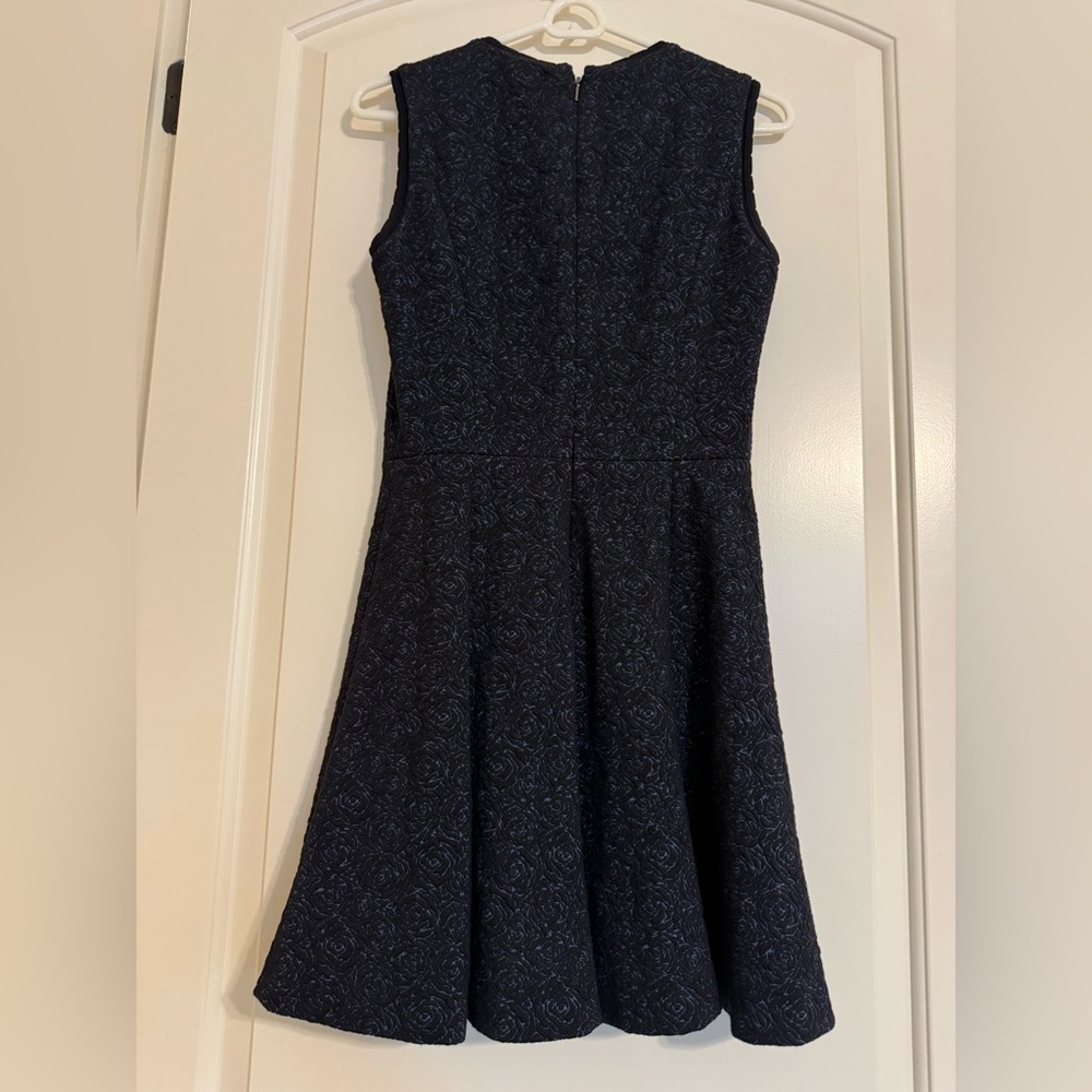 Rebecca Taylor Rose Stretch Jacquard fit-and-flare dress - Picture 2 of 3